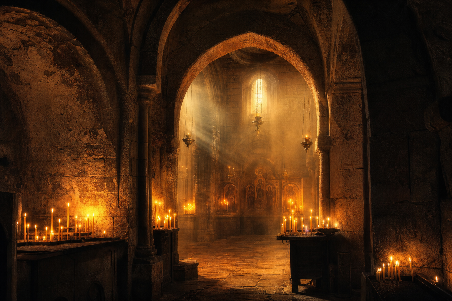 Ankara medyumları kilise iç mekanı spiritüel atmosfer